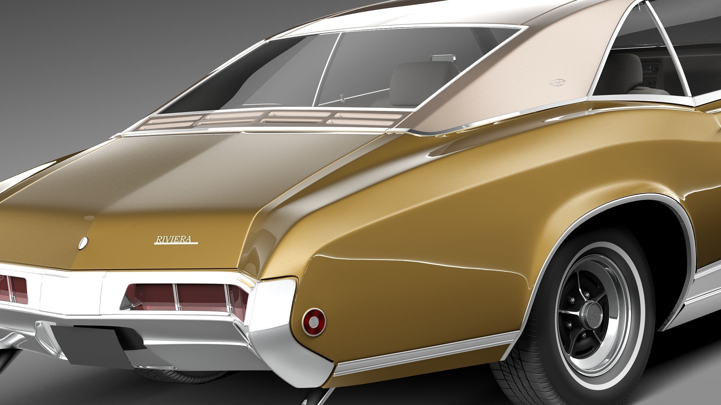 Buick Riviera 1969 3D model_3