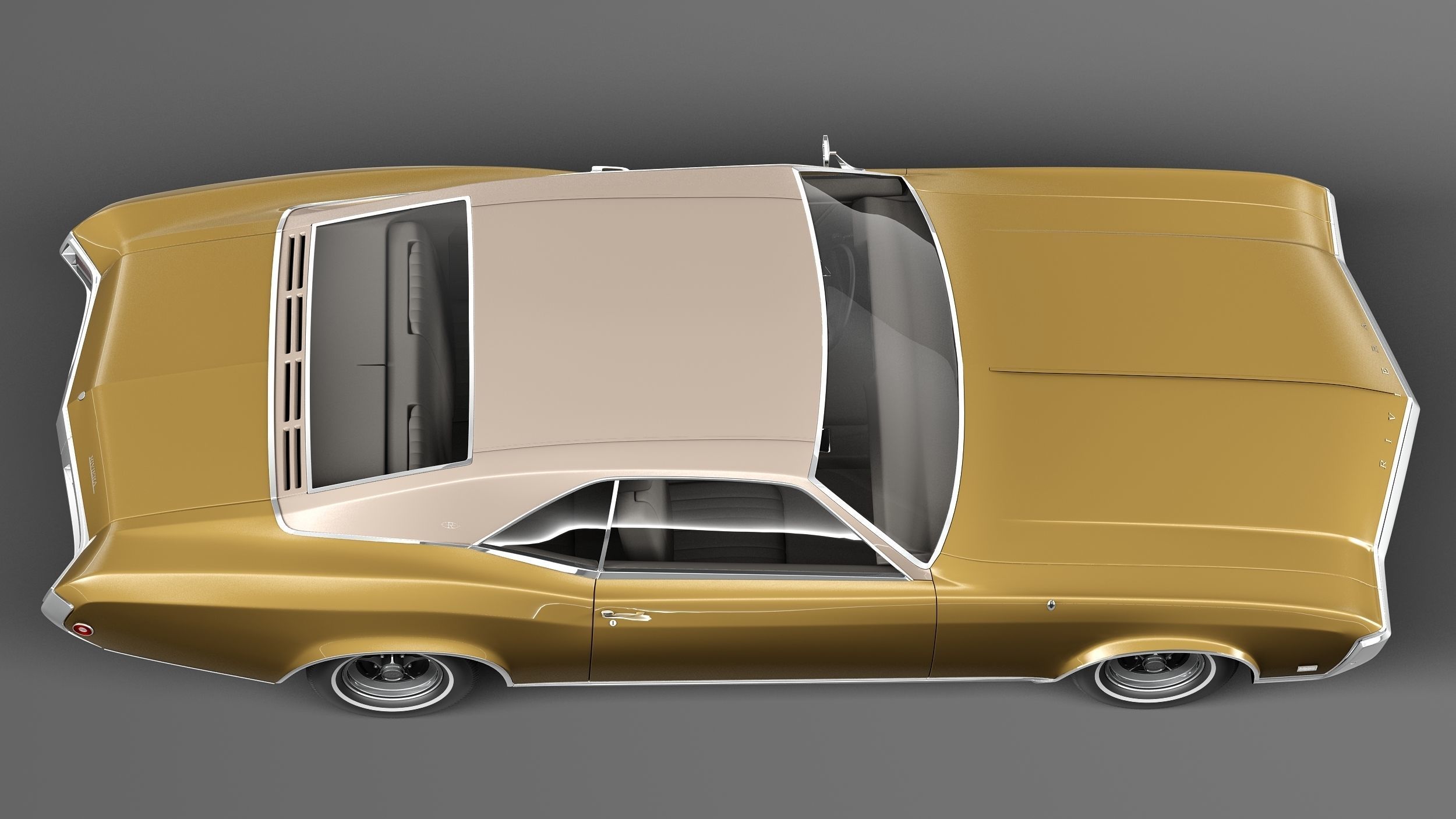 Buick Riviera 1969 3D model_7