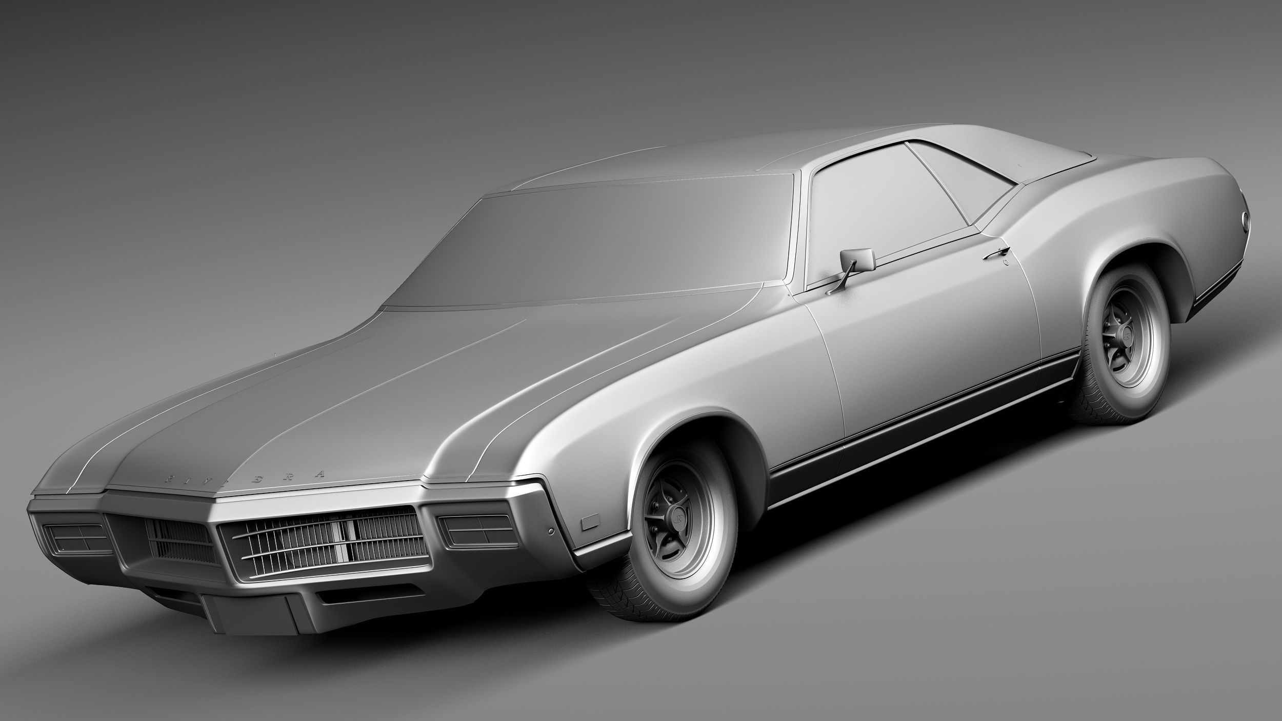 Buick Riviera 1969 3D model_8