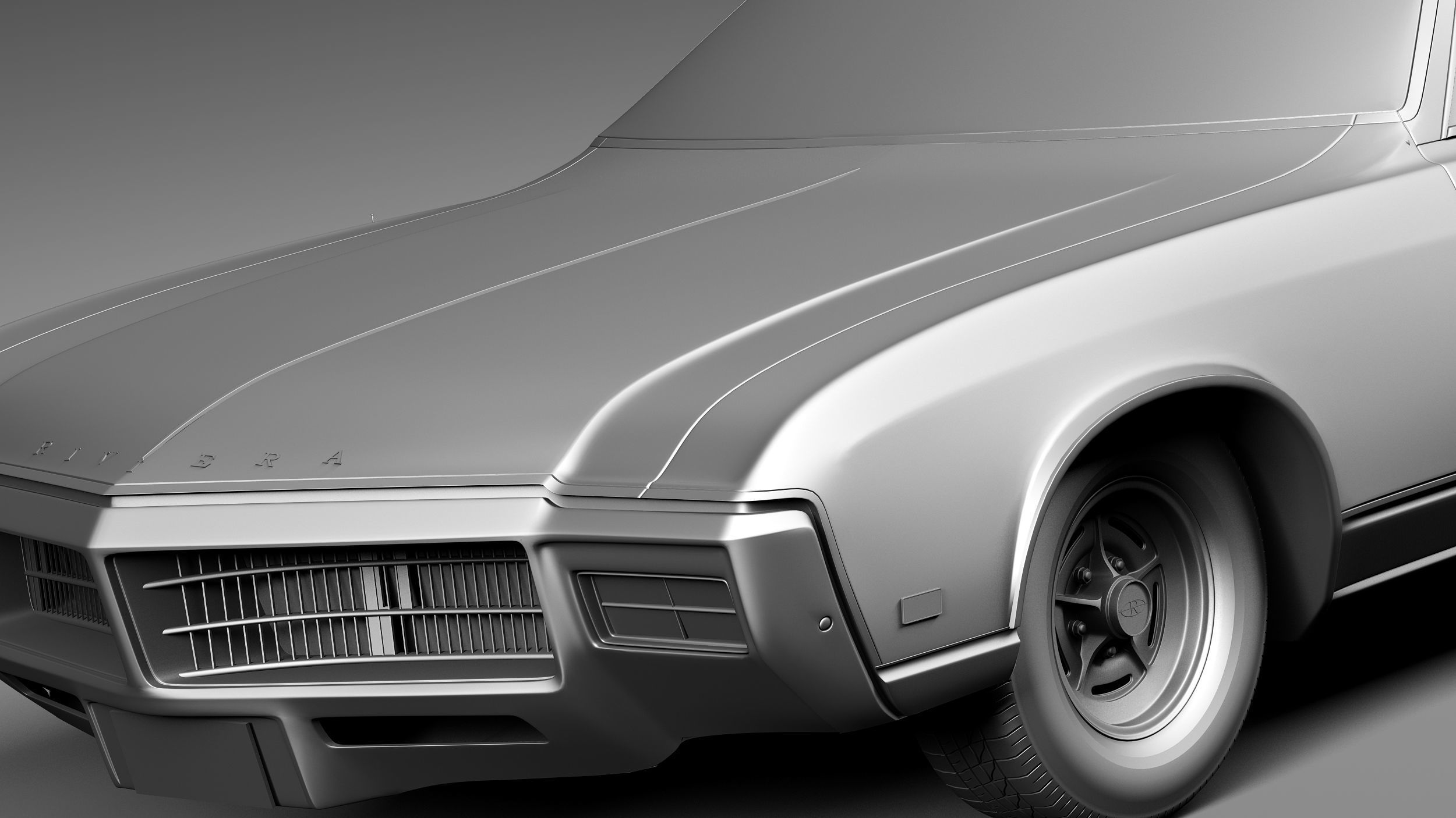 Buick Riviera 1969 3D model_10