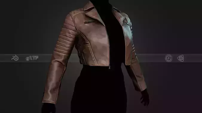 Brown Biker Jacket