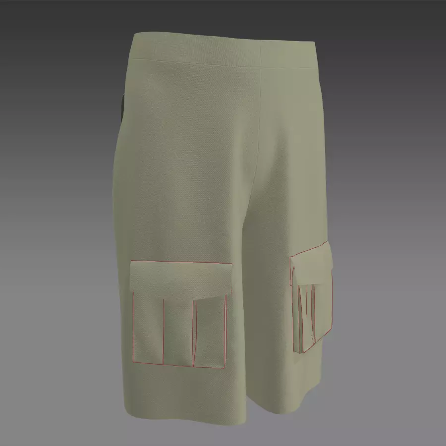 Cargo Short MD Free 3D model