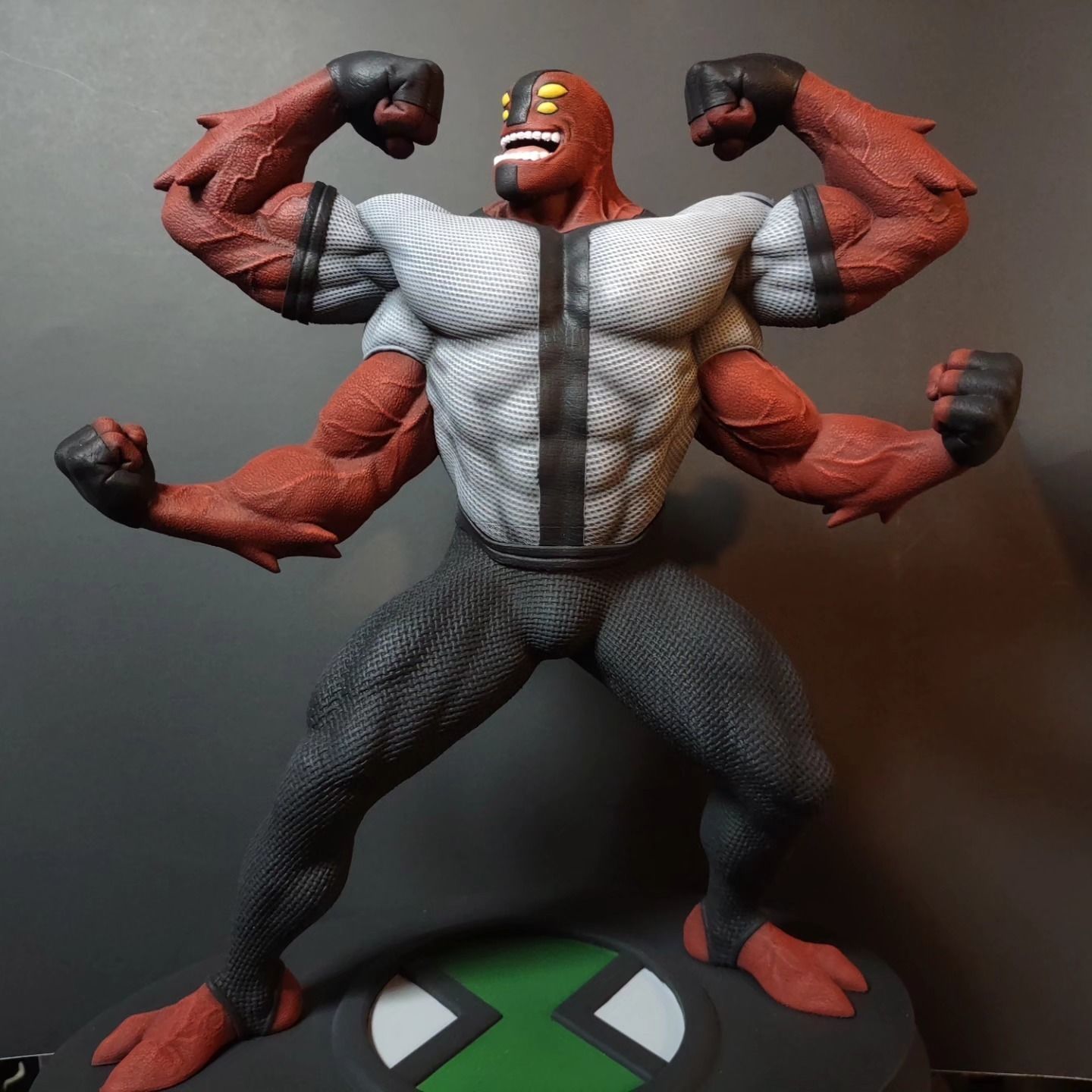 Ben 10 Four Arms 3D print model_8