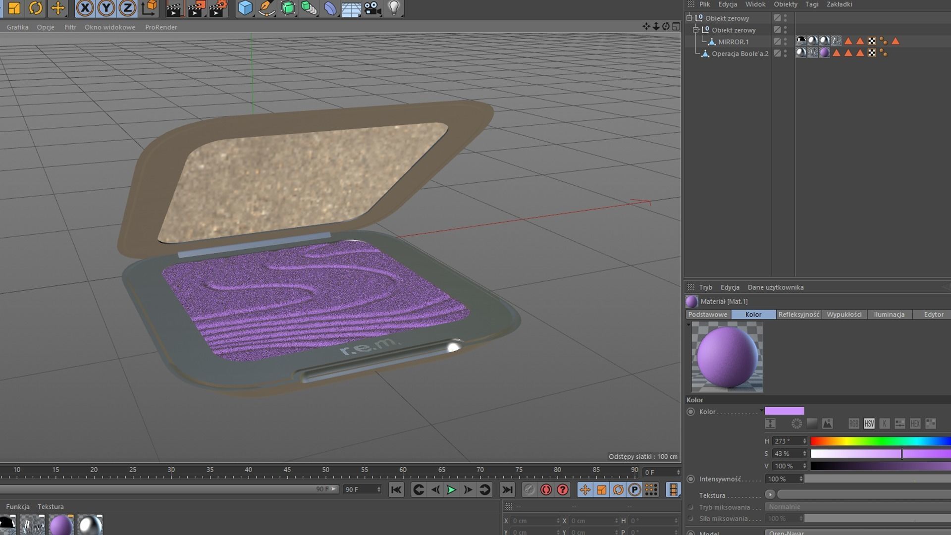 highlighter topper rem beauty by Ariana Grande 3D model CGTrader
