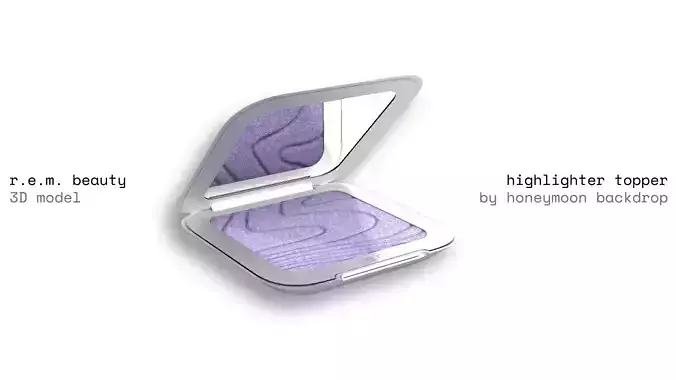 highlighter topper - rem beauty by Ariana Grande 3D model