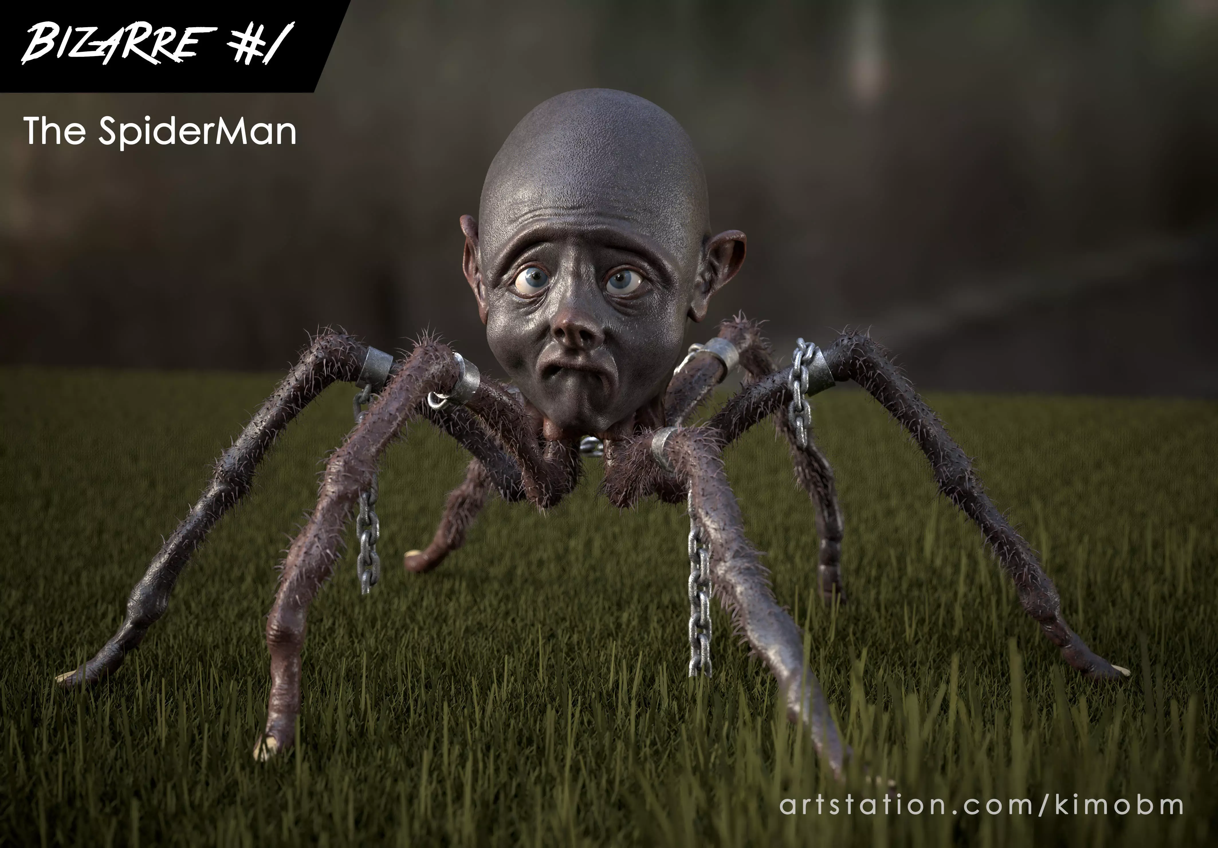 BIZARRE 01 THE SPIDERMAN 3D print model