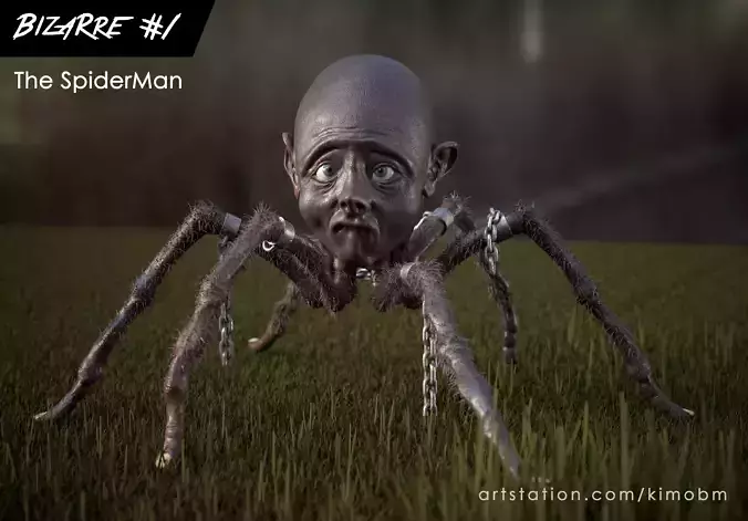 BIZARRE 01 THE SPIDERMAN 3D print model