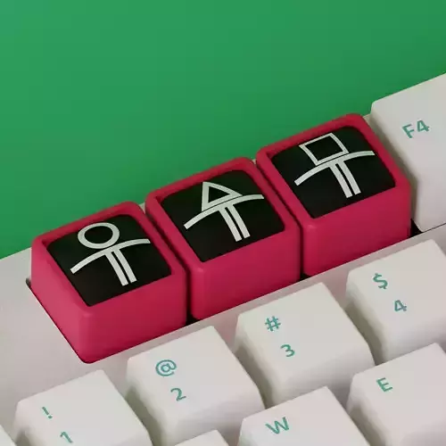 Squidgame Keycaps