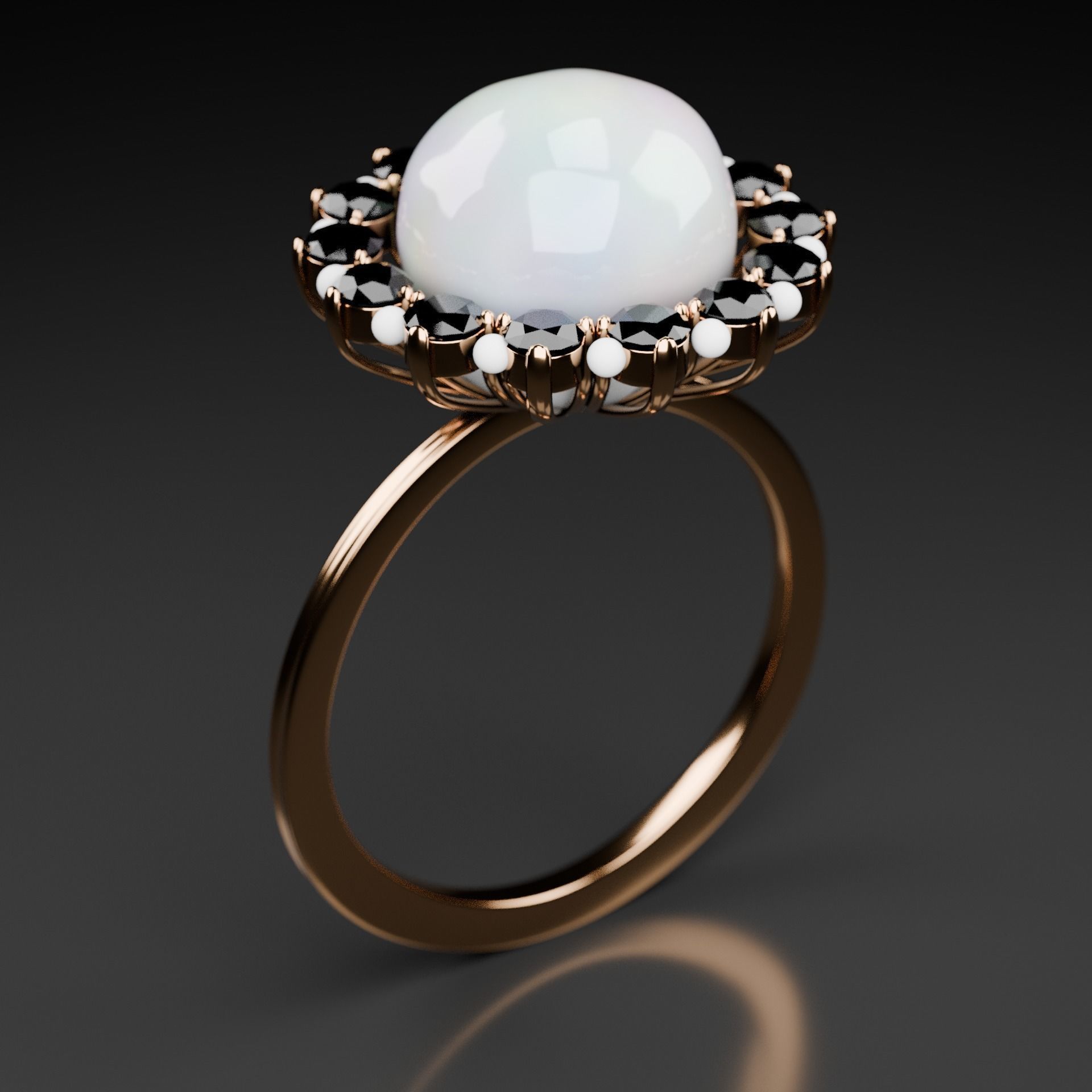 ring brialnt 3D model_2