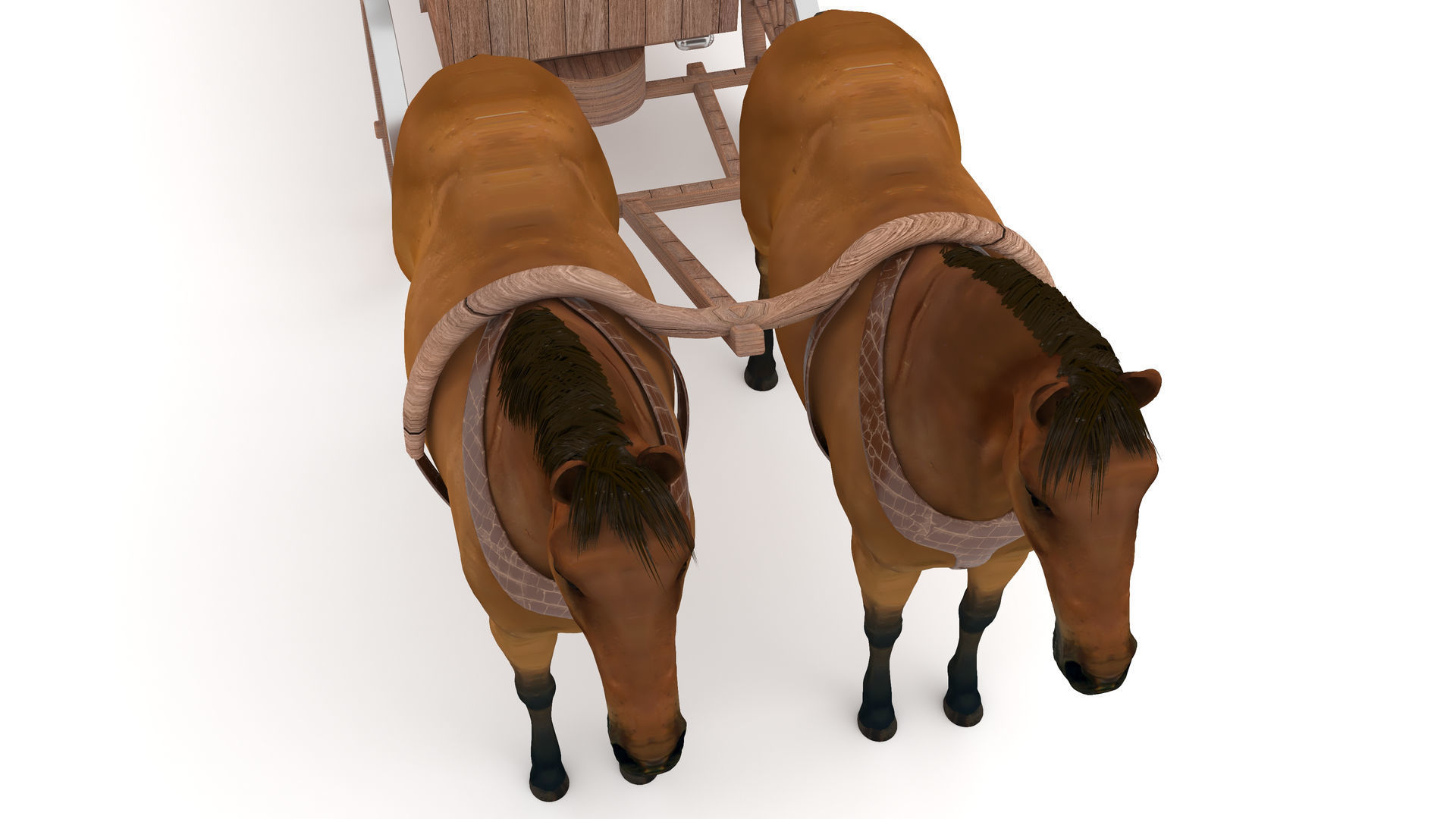 Western Wagon 6 - 4K 3D model_12