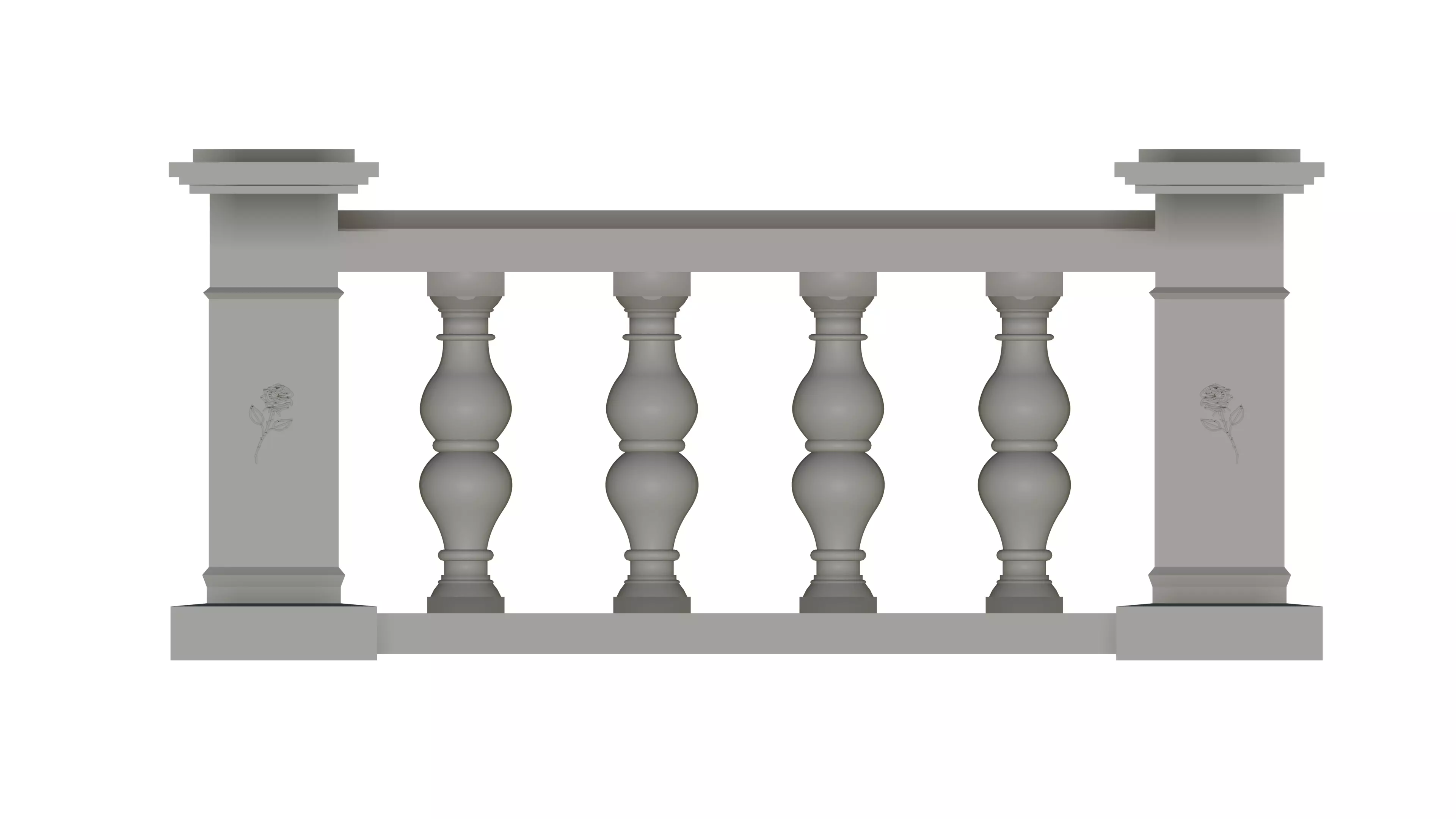 Balustrade v2 3D print model