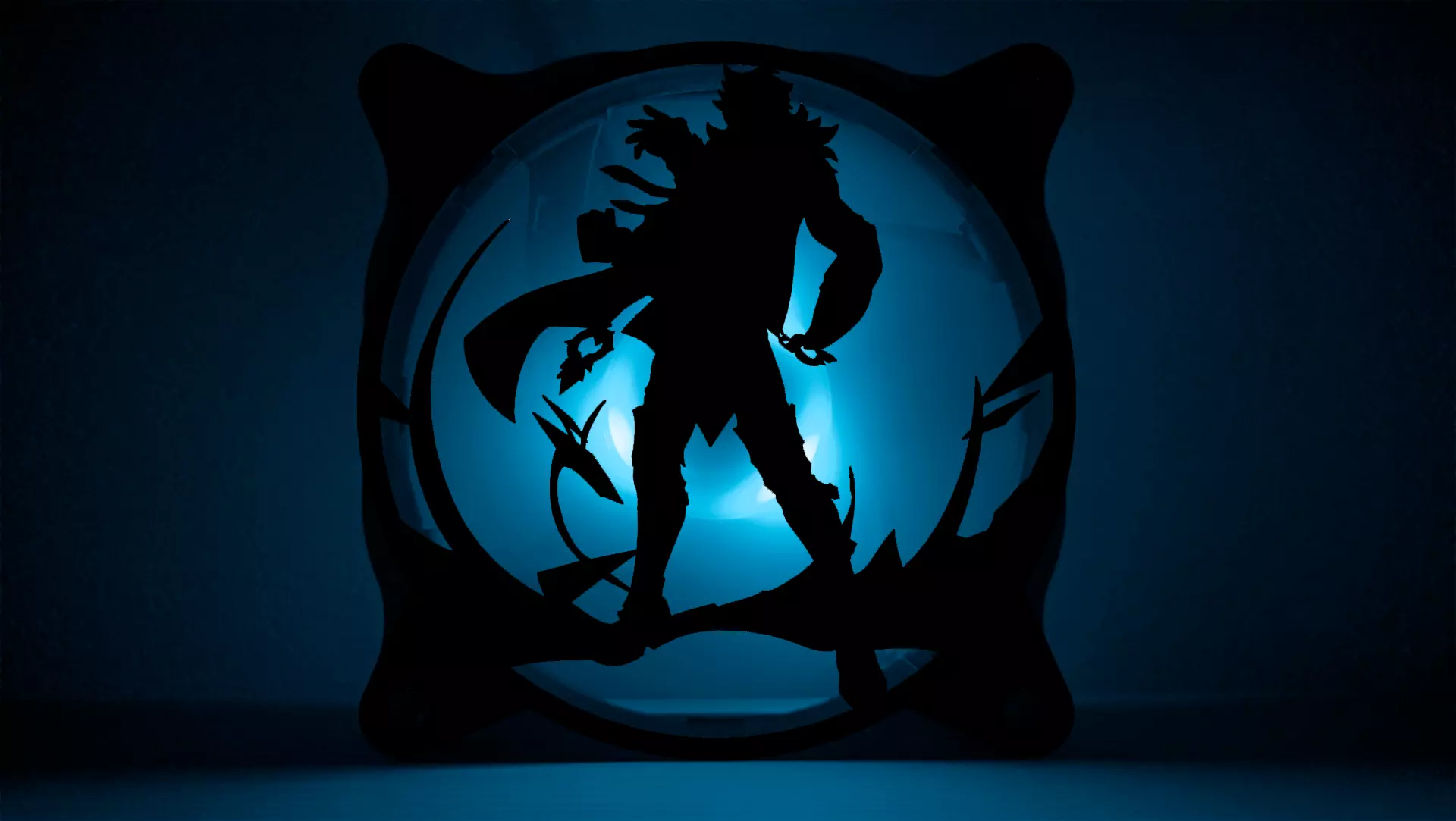 Genshin Impact Wriothesley PC fan cover 3D print model