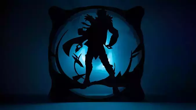 Genshin Impact Wriothesley PC fan cover  3D print model