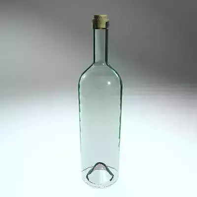 Clear Glass Bottle