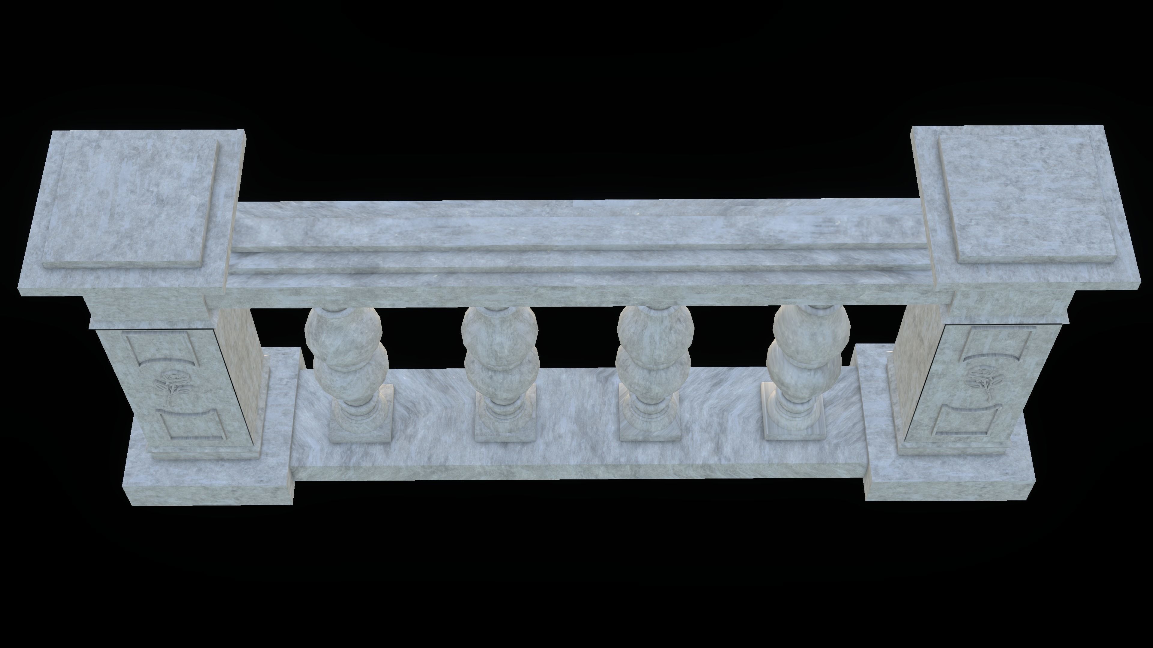 Balustrade V3 3D print model_1
