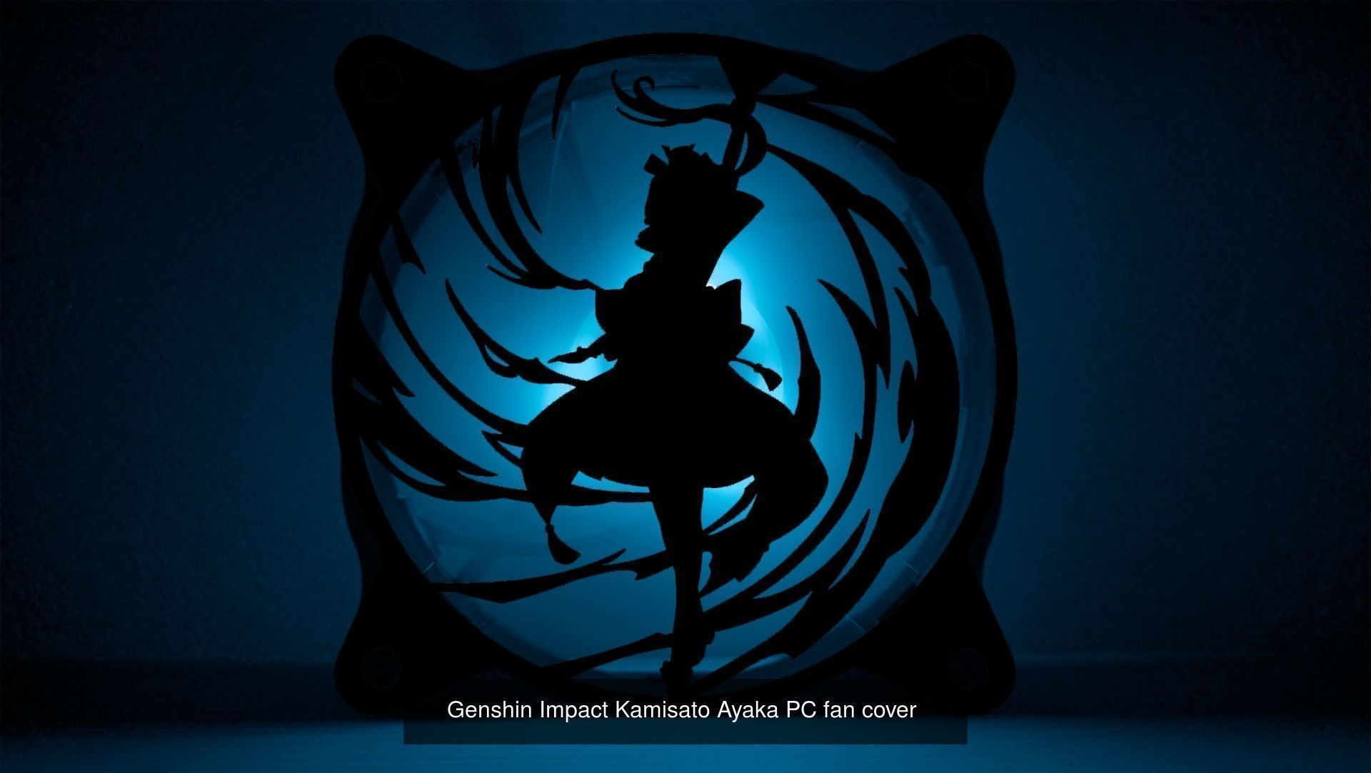 Genshin Impact Characters Cryo PC fan cover 3D Model Collection_1
