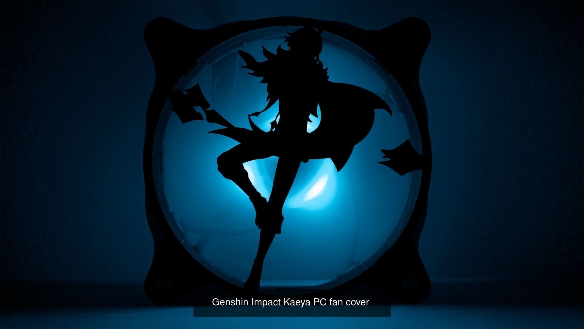 Genshin Impact Characters Cryo PC fan cover 3D Model Collection_9