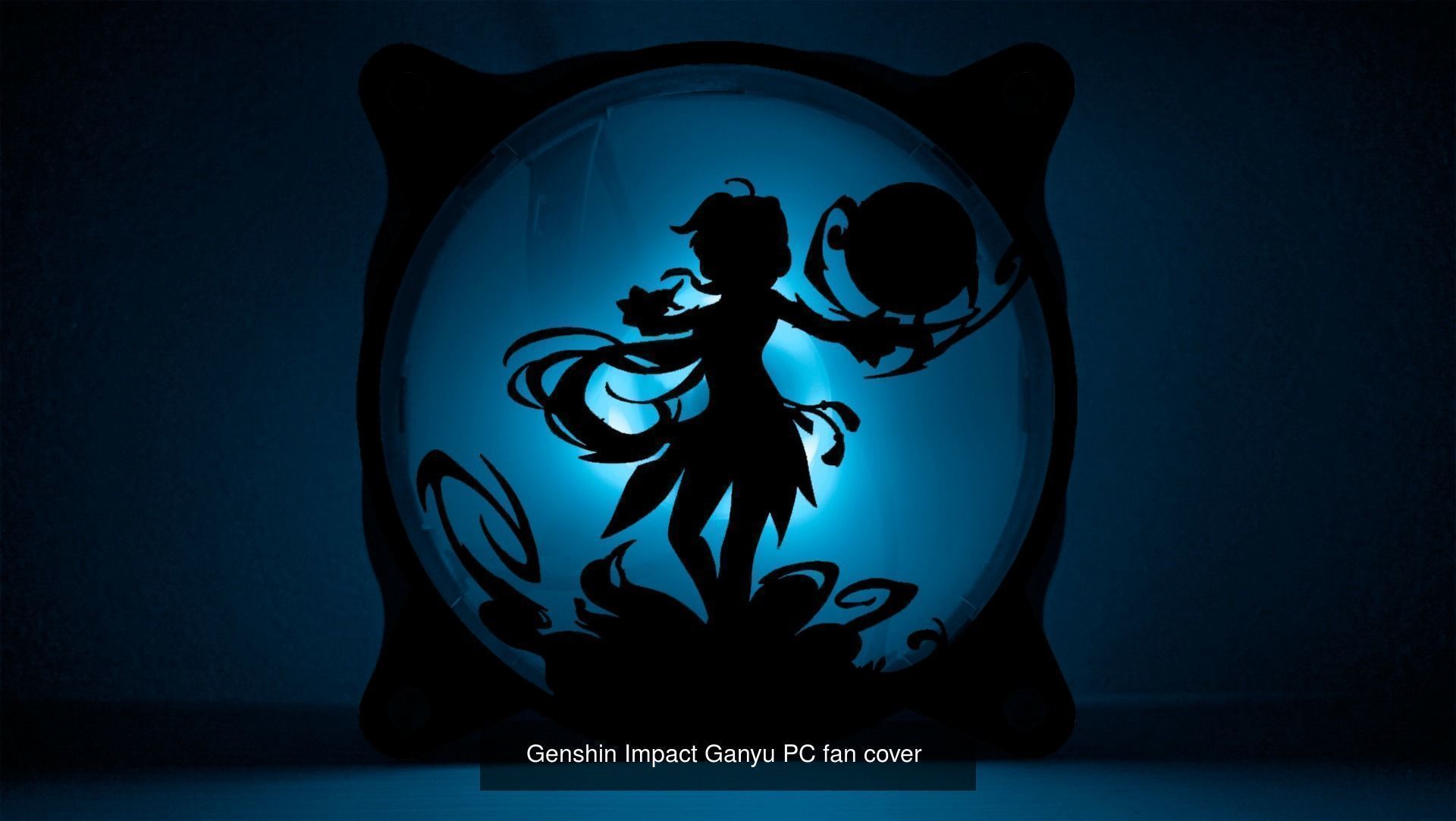 Genshin Impact Characters Cryo PC fan cover 3D Model Collection_2