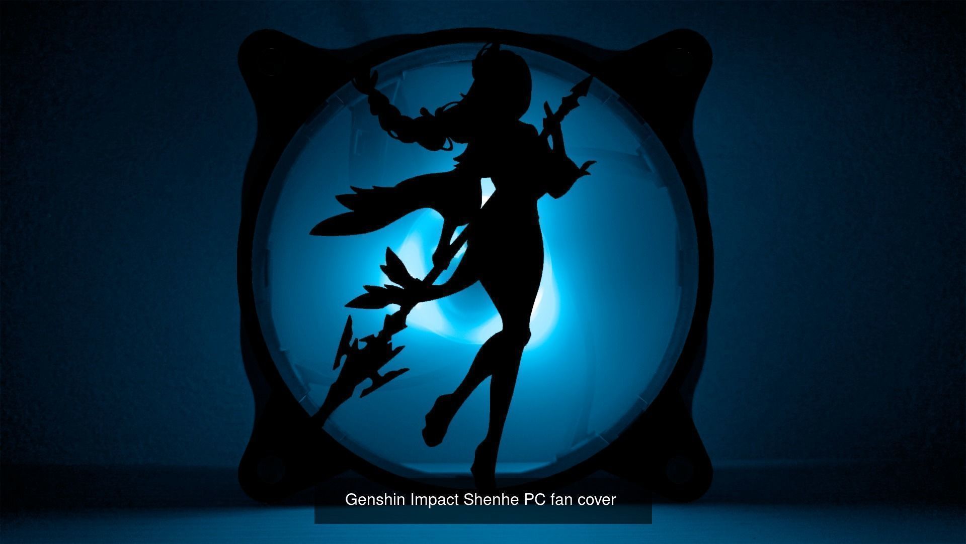 Genshin Impact Characters Cryo PC fan cover 3D Model Collection_6