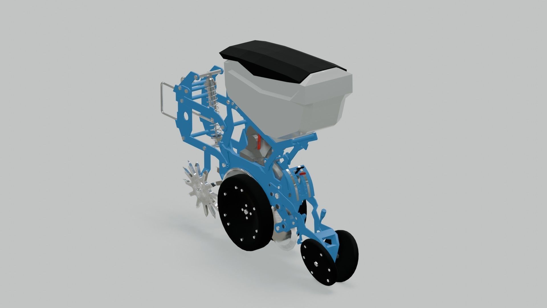 Seed Planter Low-poly 3D model_21