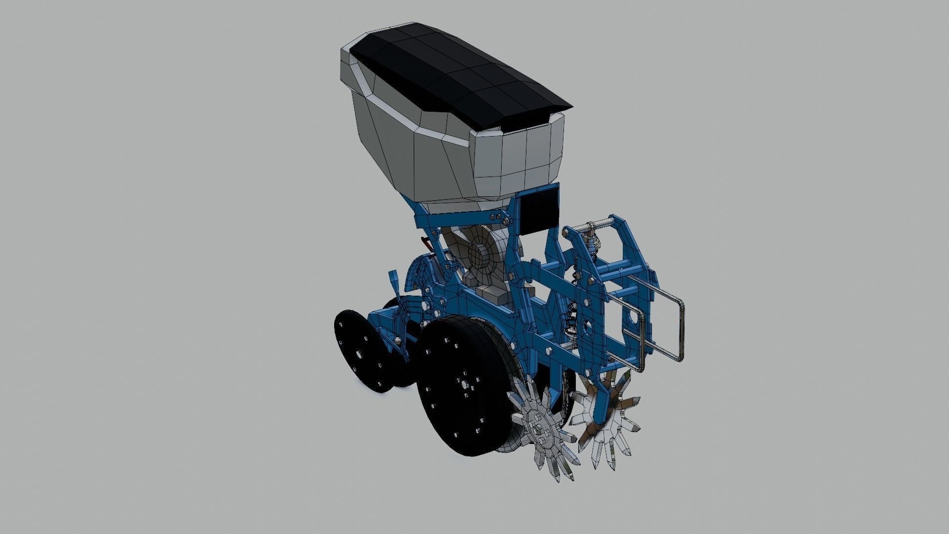 Seed Planter Low-poly 3D model_26