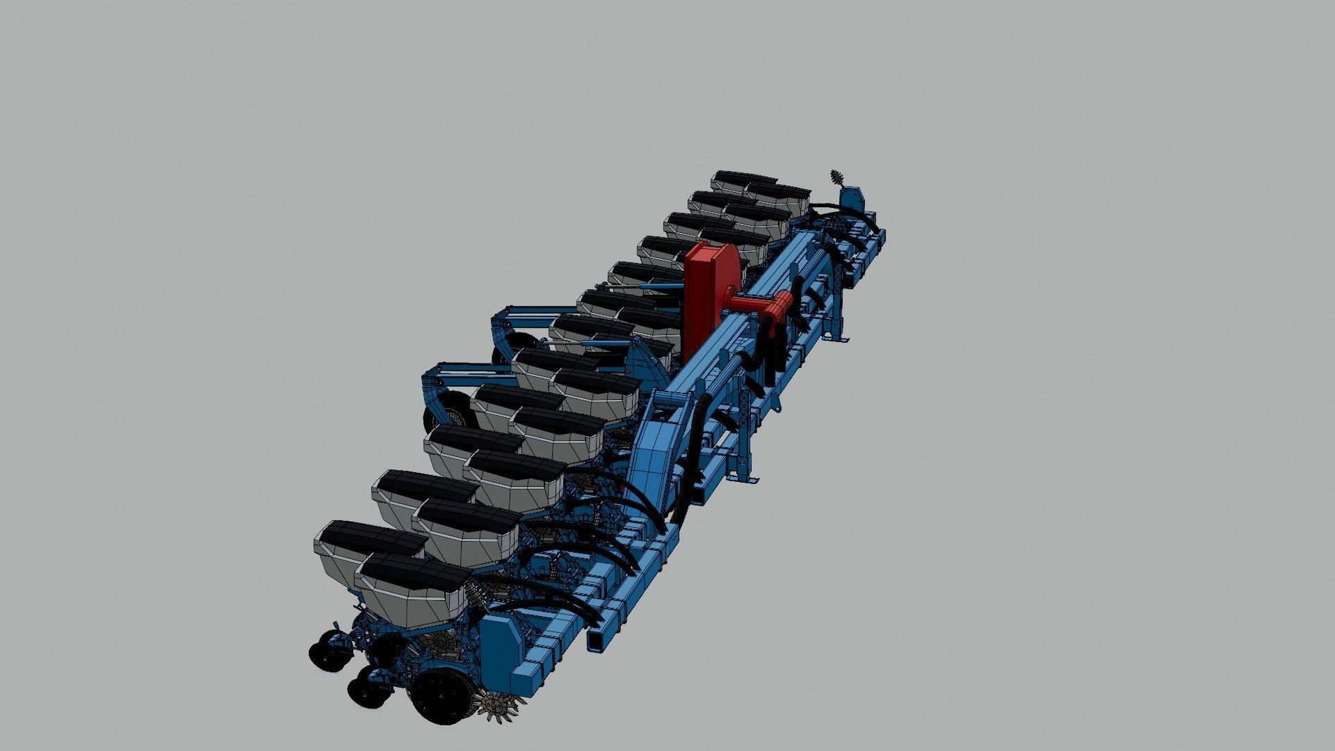 Seed Planter Low-poly 3D model_35