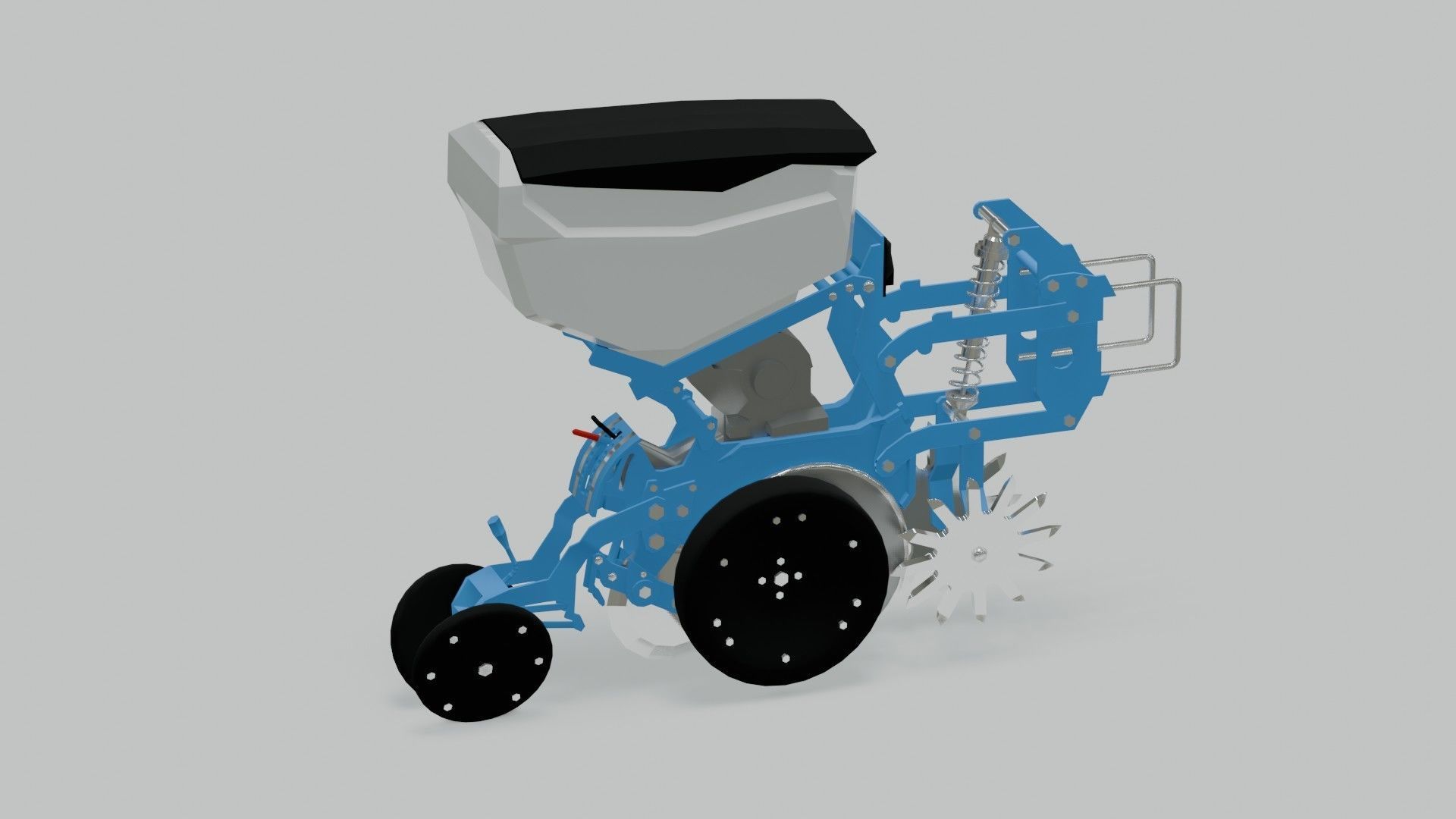 Seed Planter Low-poly 3D model_14