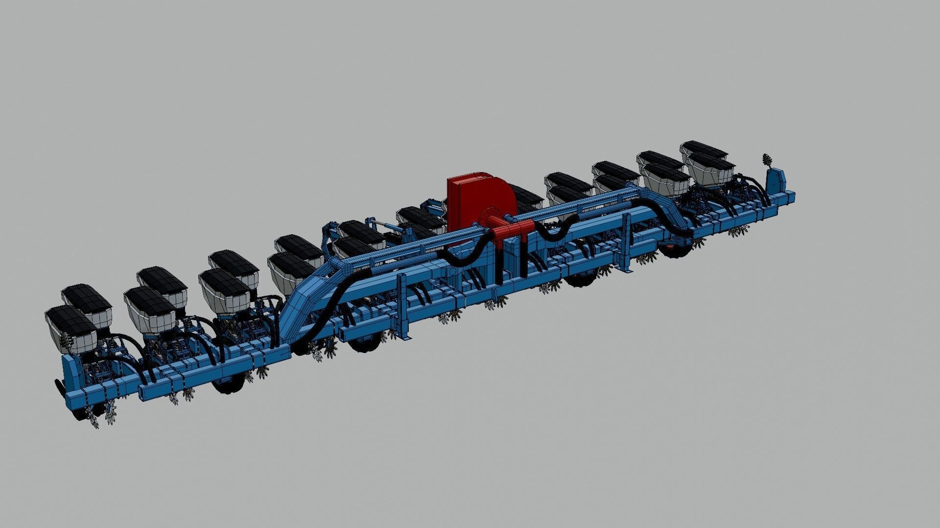 Seed Planter Low-poly 3D model_36