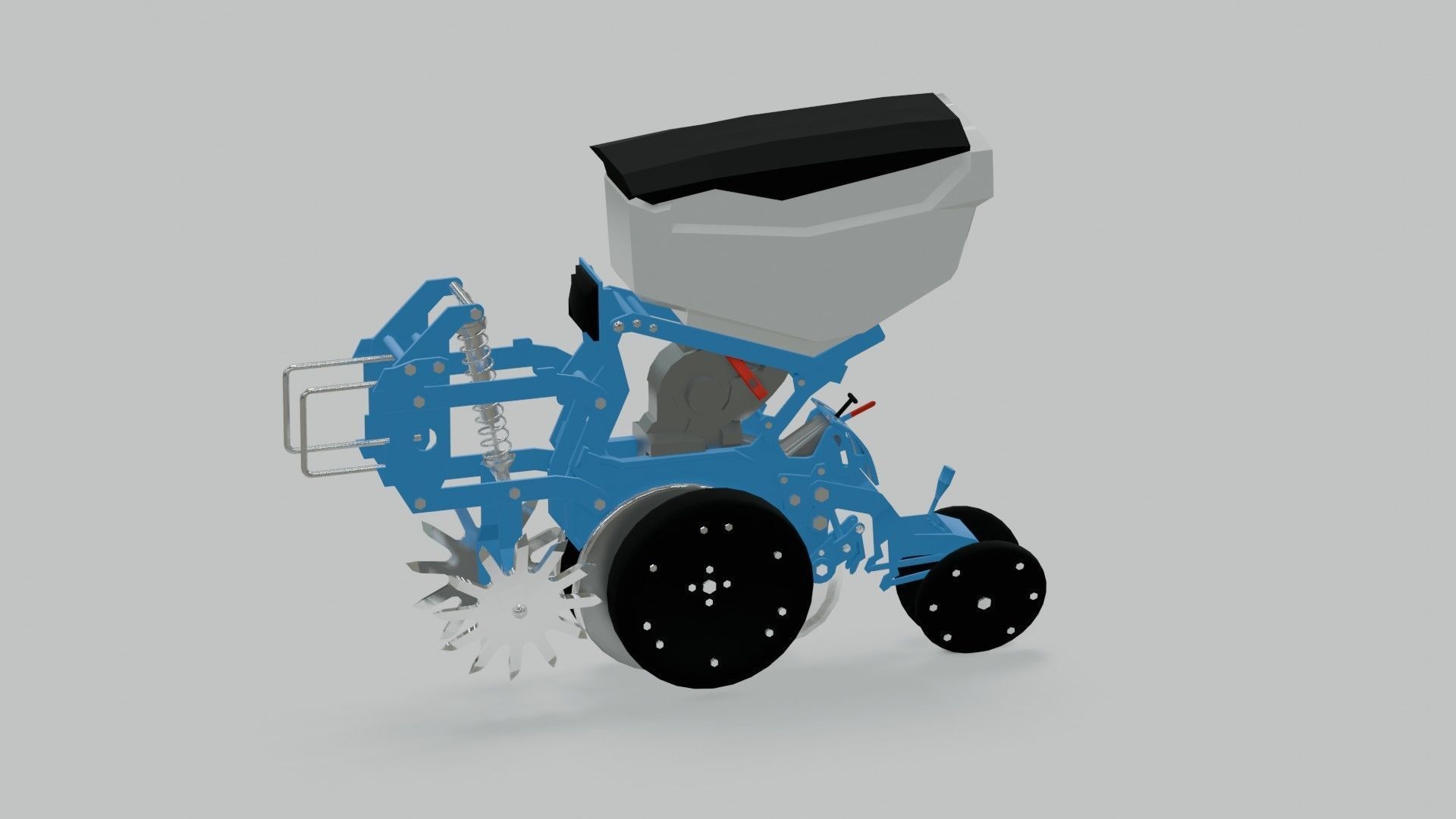 Seed Planter Low-poly 3D model_19