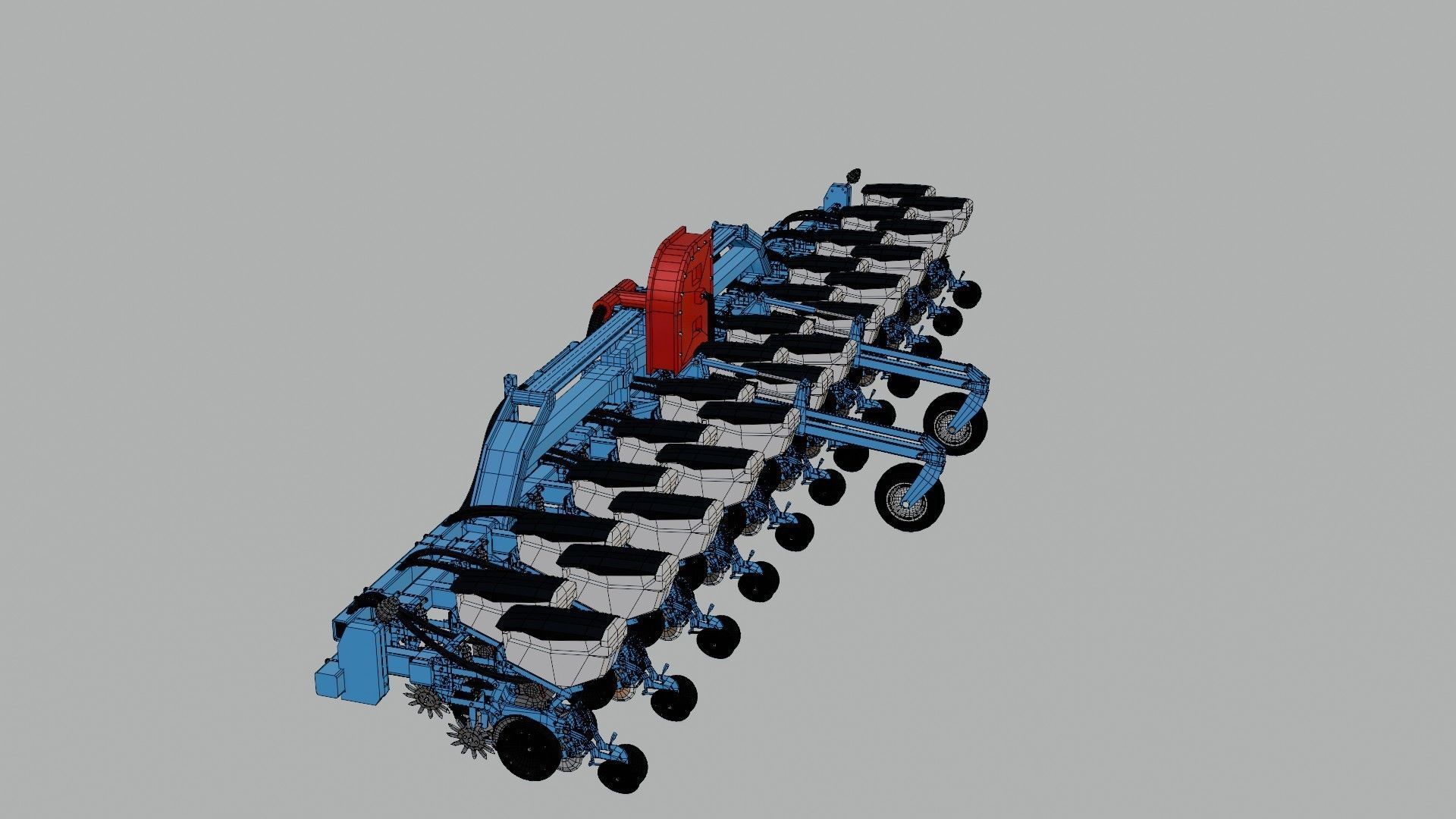 Seed Planter Low-poly 3D model_40