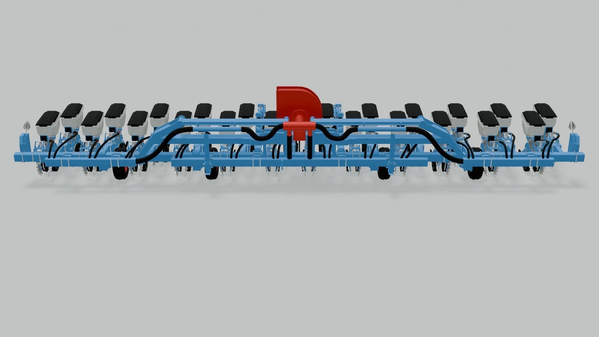 Seed Planter Low-poly 3D model_7