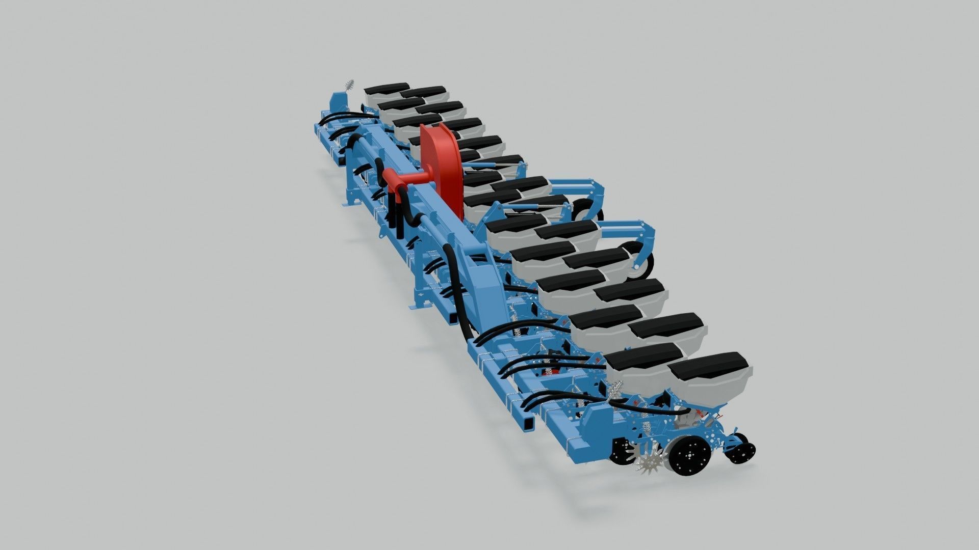 Seed Planter Low-poly 3D model_9