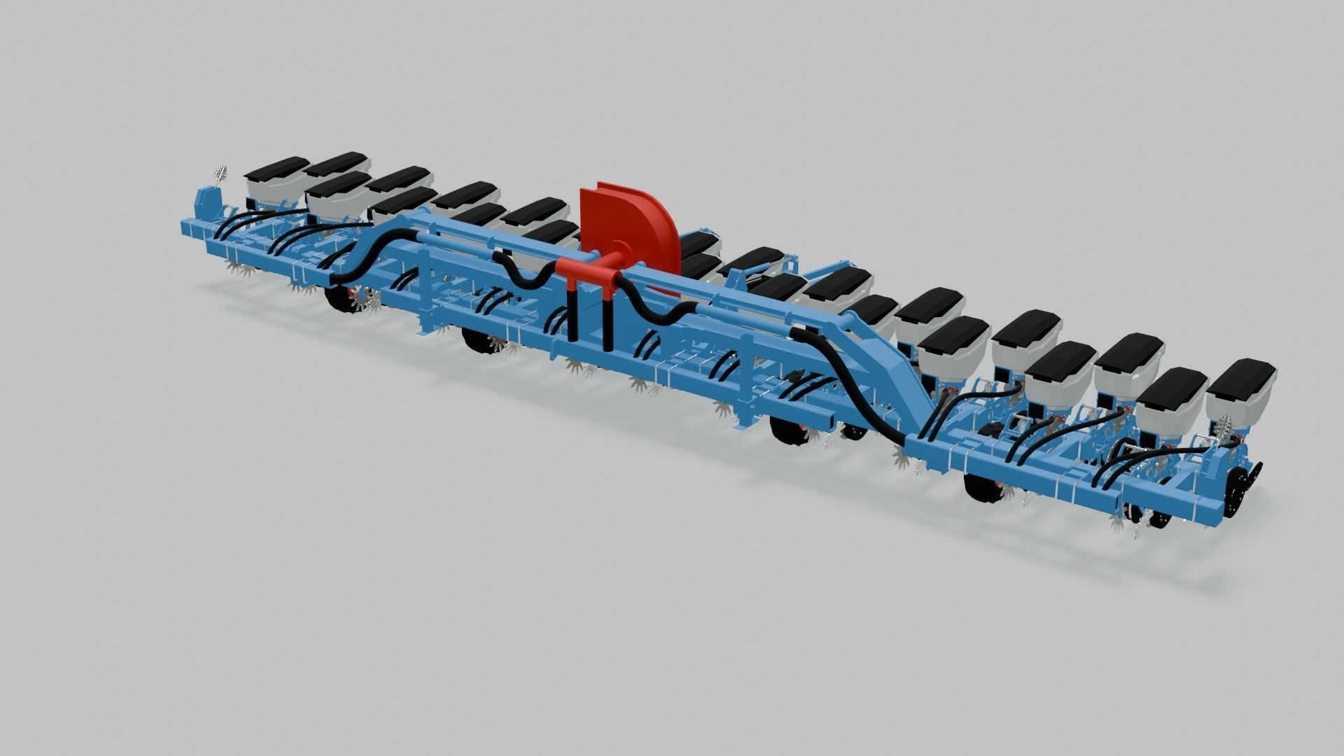 Seed Planter Low-poly 3D model_8