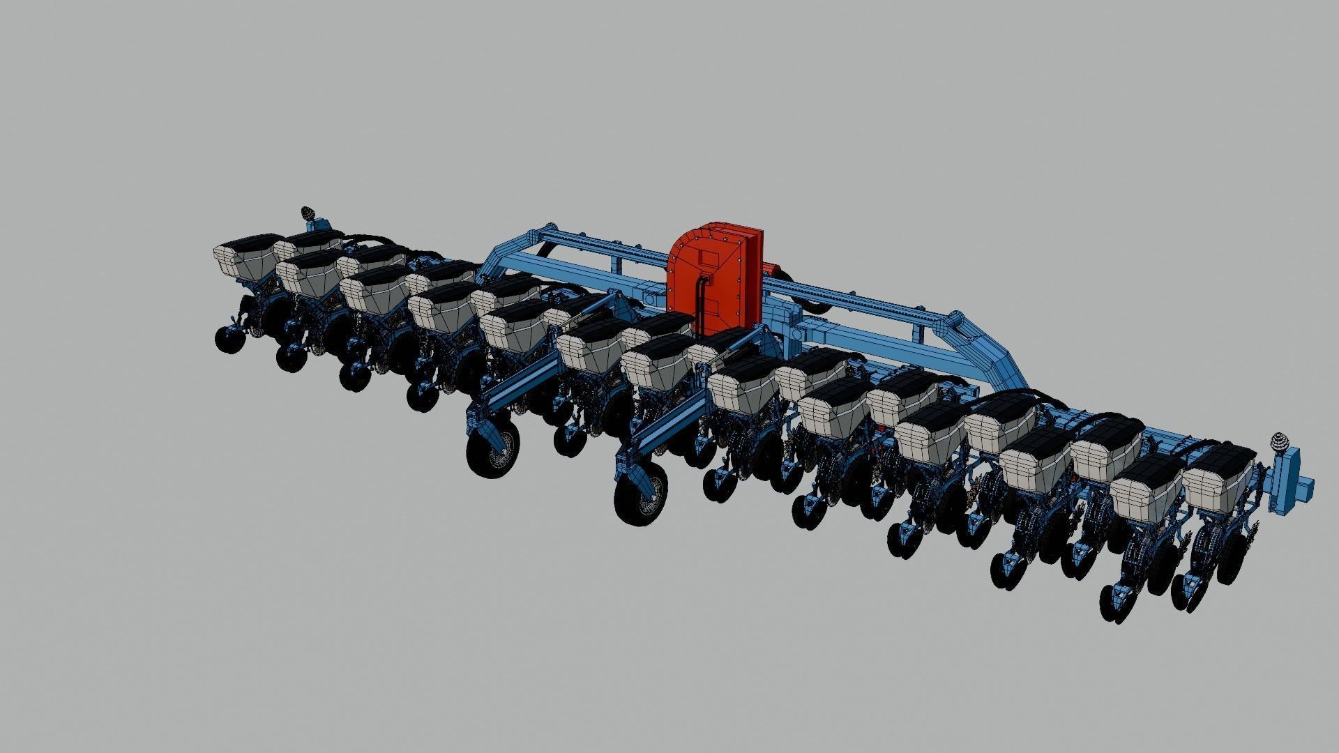 Seed Planter Low-poly 3D model_33