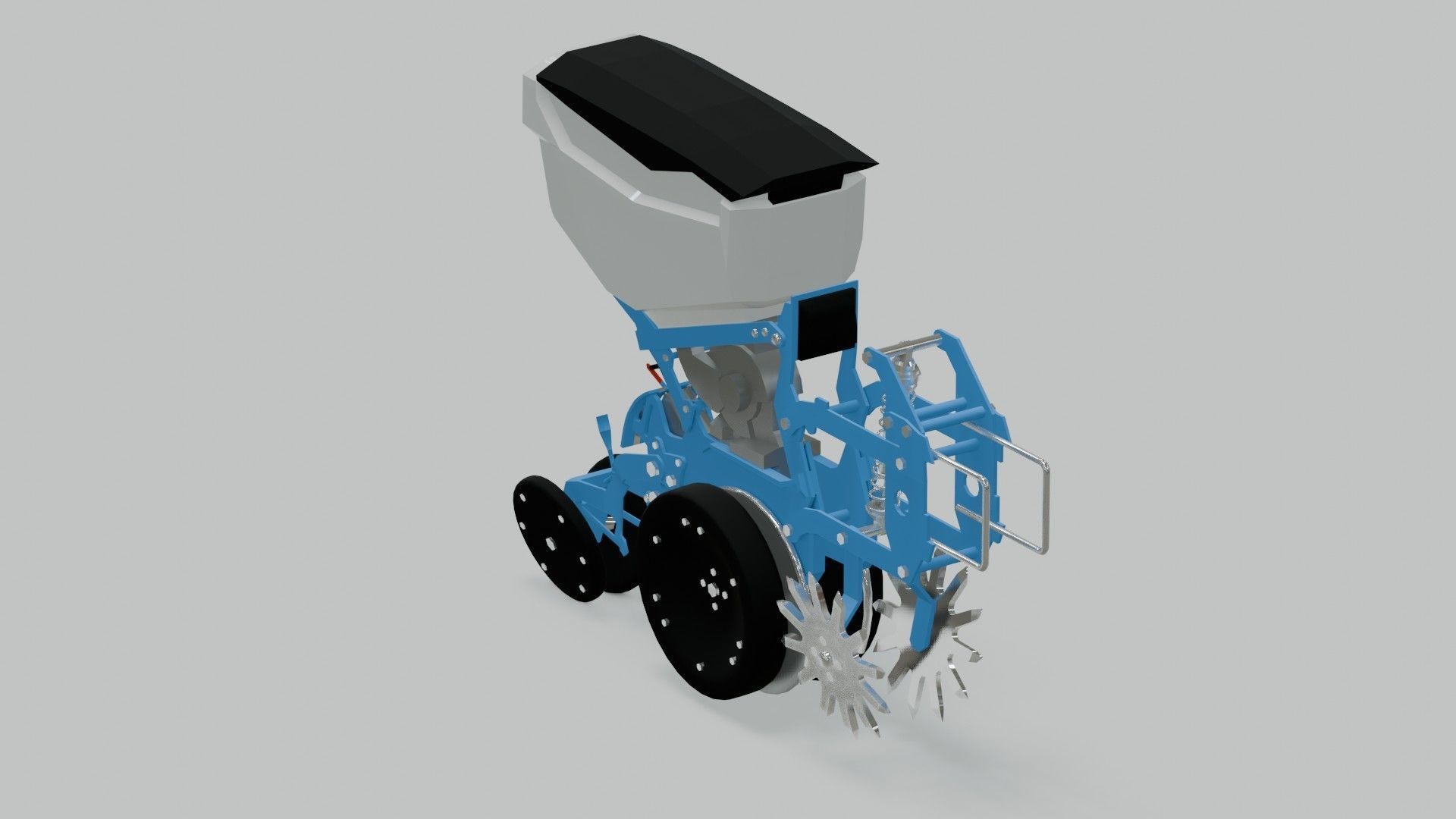 Seed Planter Low-poly 3D model_16