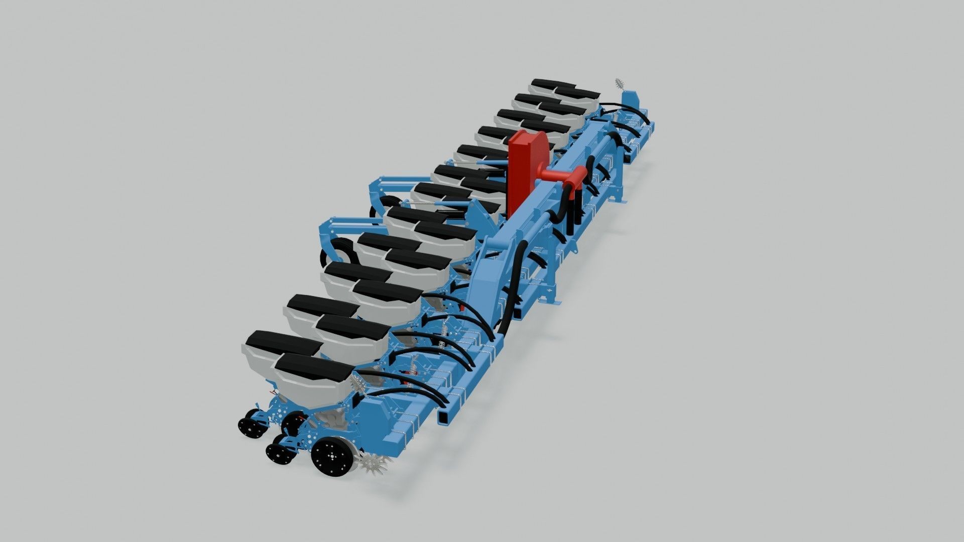 Seed Planter Low-poly 3D model_5