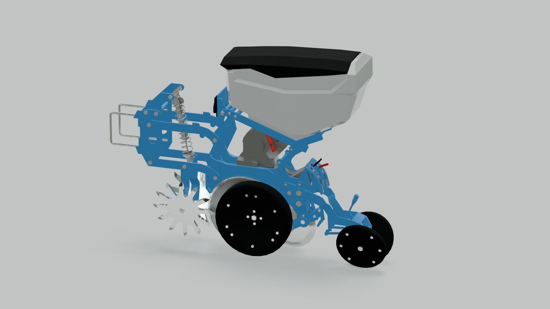 Seed Planter Low-poly 3D model_20