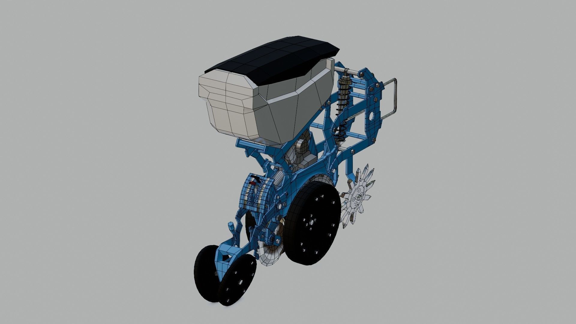 Seed Planter Low-poly 3D model_23