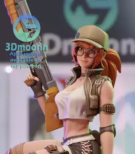 fio - metal slug 3D print model
