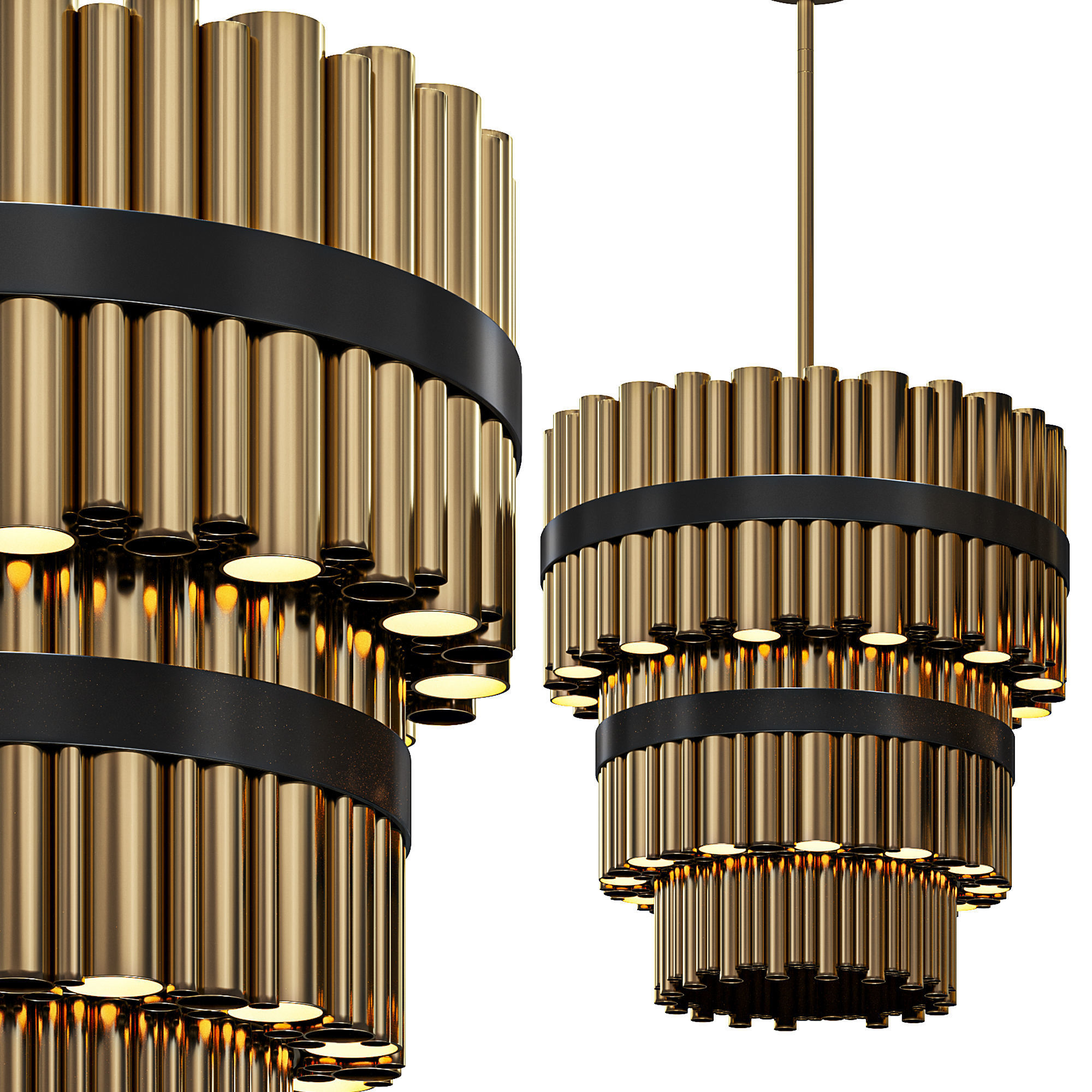 Granville Chandelier 3D model_1