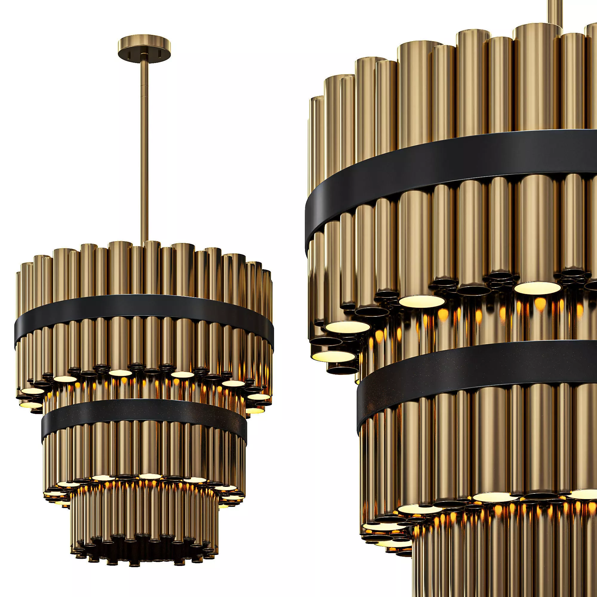 Granville Chandelier 3D model_0