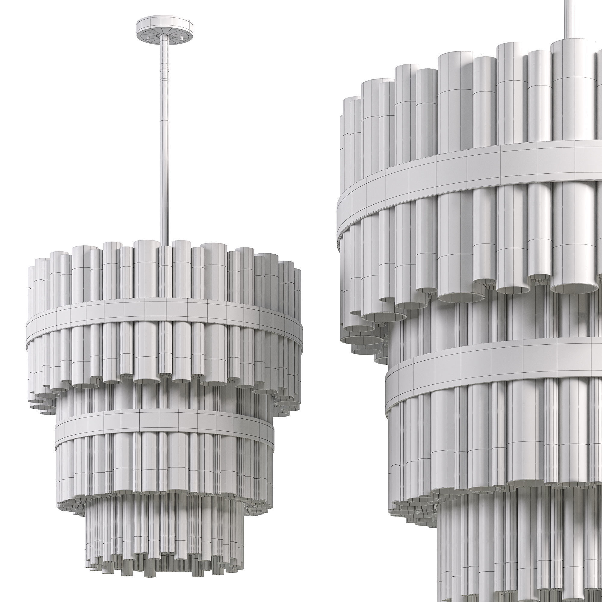 Granville Chandelier 3D model_2