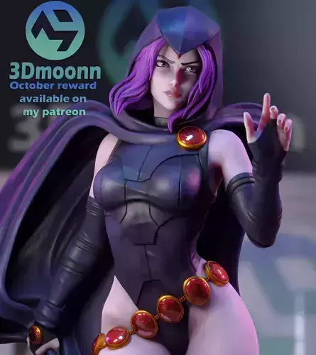 Raven - DC Comics 3D print model