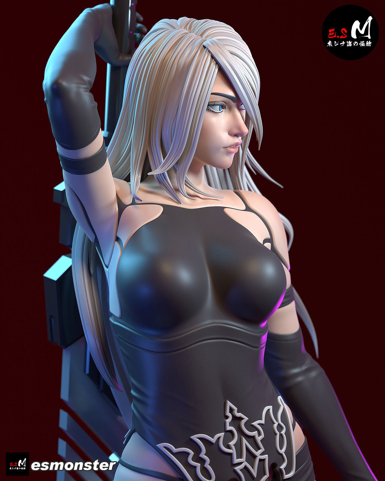 A2 CHARACTER BY ESM 3D print model_1
