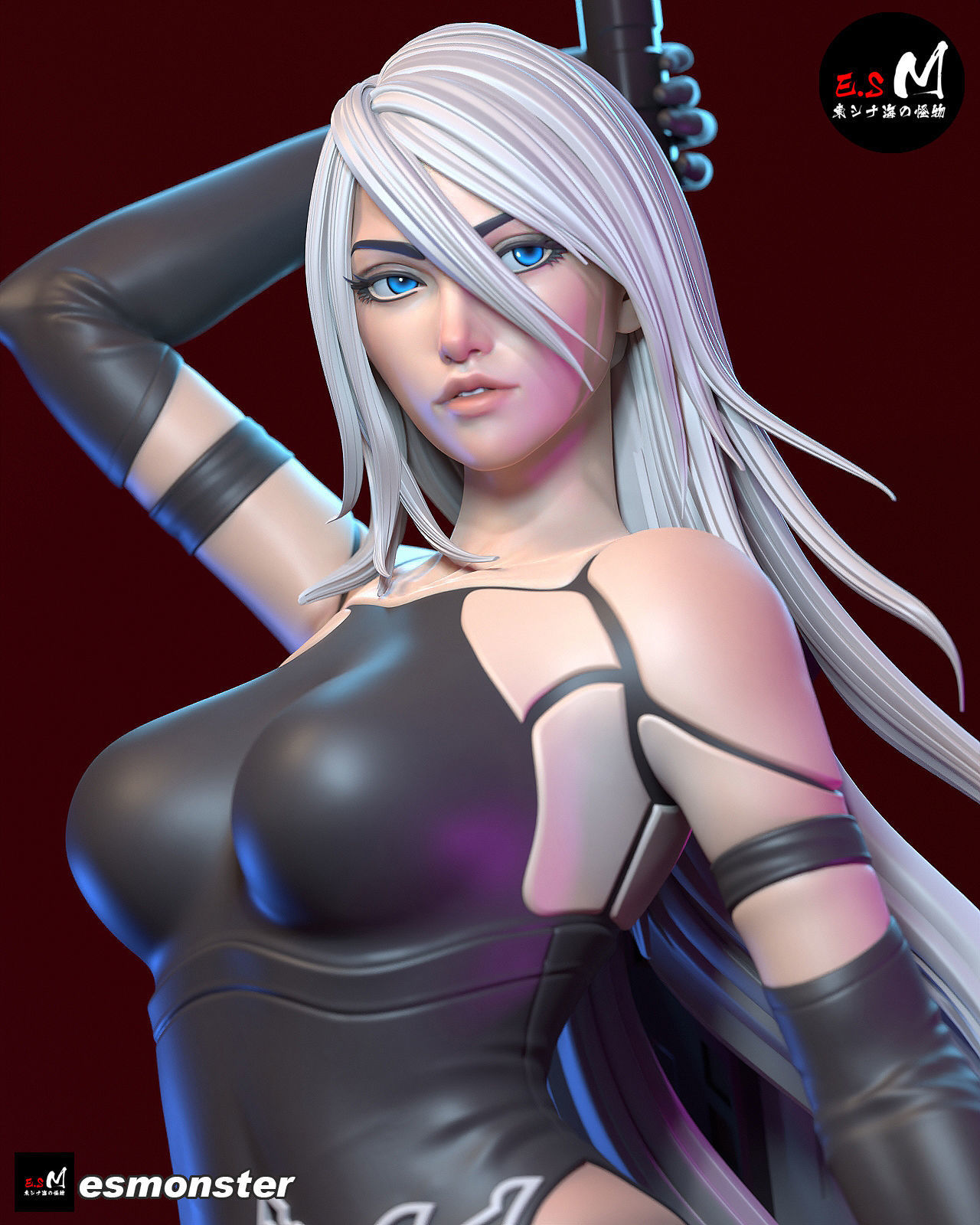A2 CHARACTER BY ESM 3D print model_3
