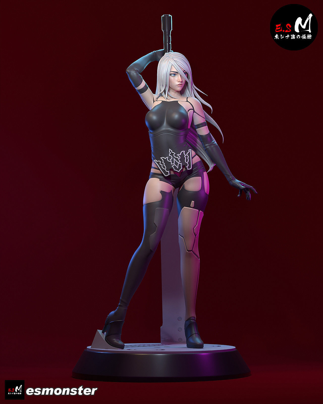 A2 CHARACTER BY ESM 3D print model_25