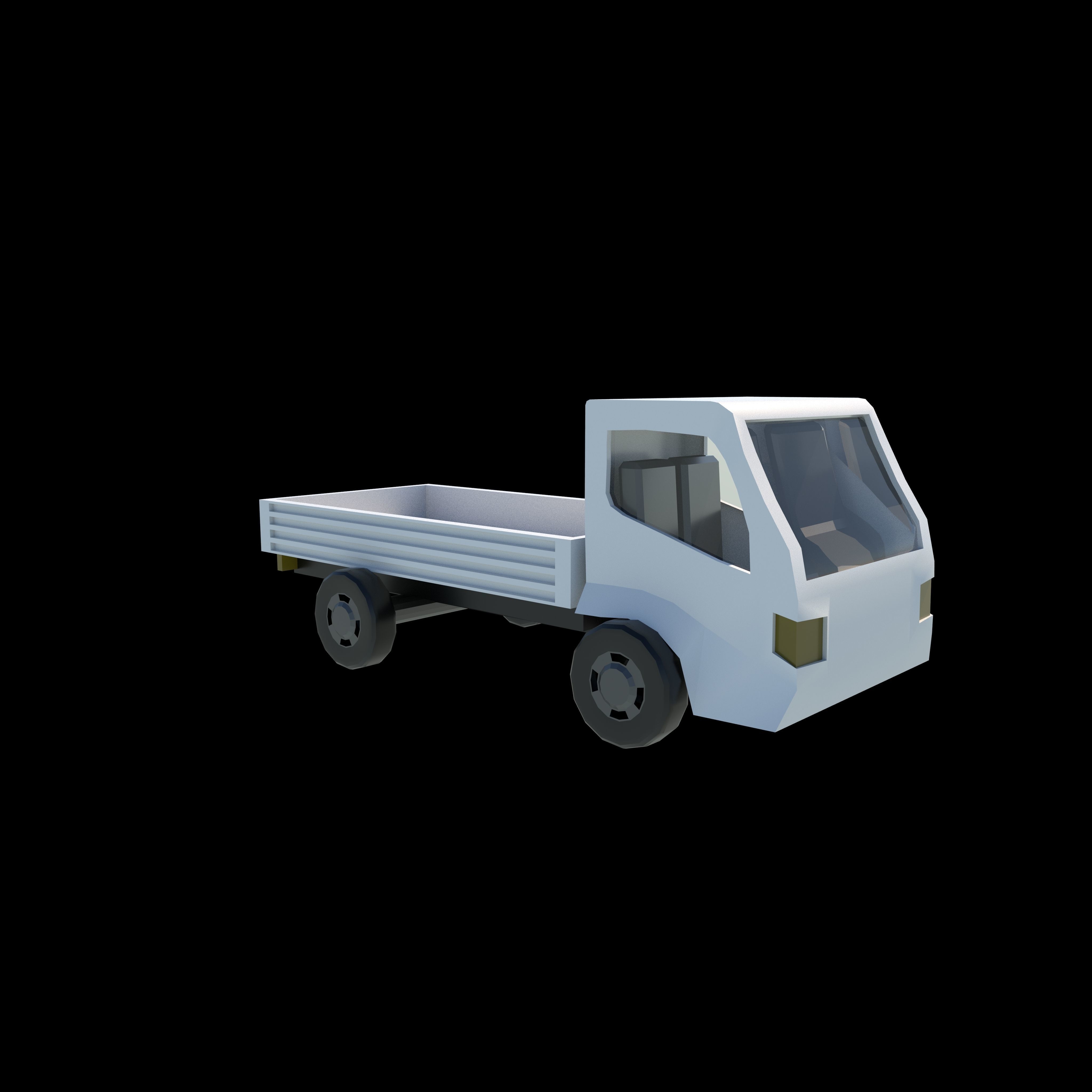 3D model Box Lorry VR / AR / low-poly | CGTrader