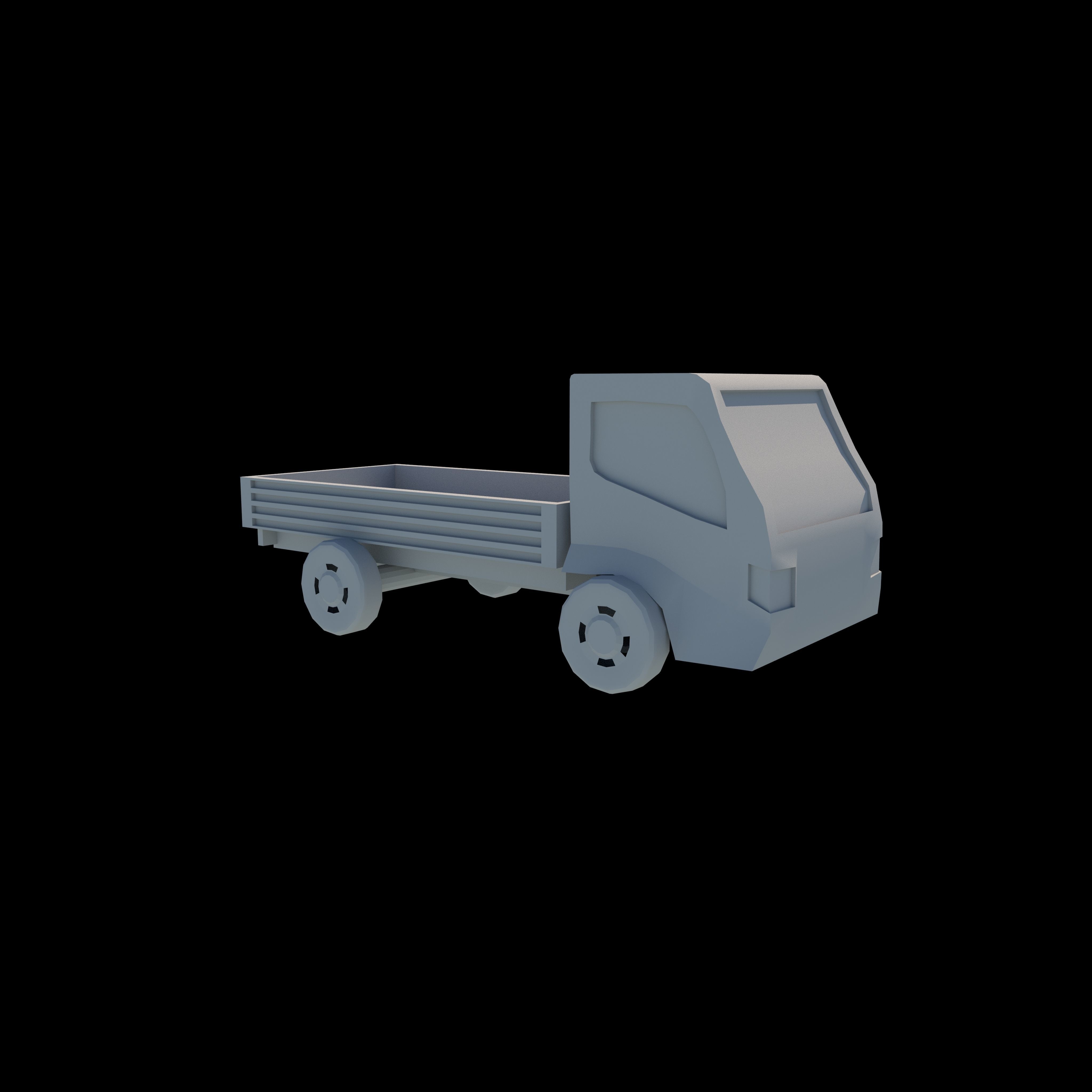 3D model Box Lorry VR / AR / low-poly | CGTrader