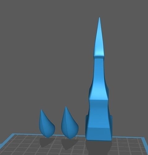 Flamebringer horn set arknights 3D print model