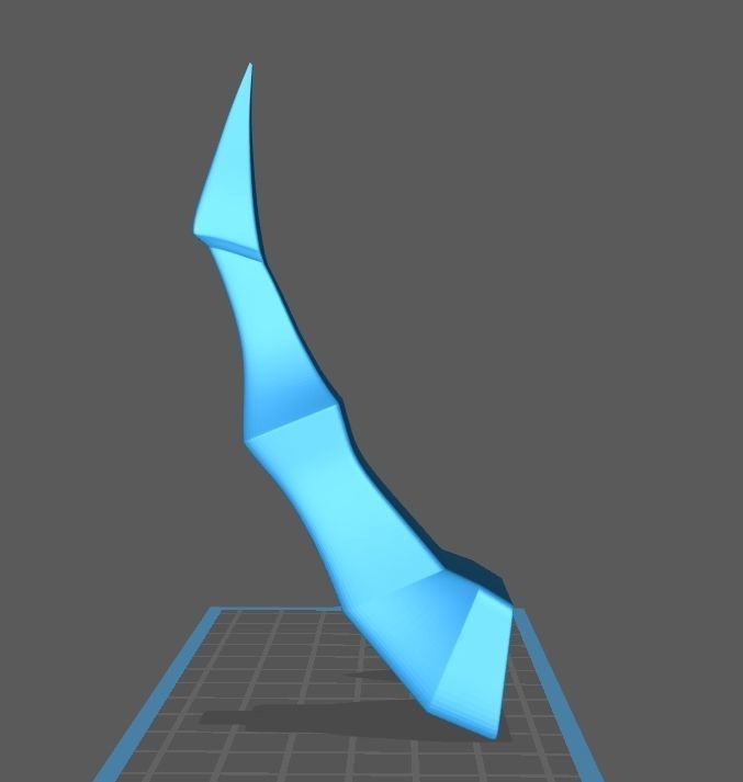 Flamebringer horn set arknights 3D print model_1